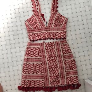 2 piece set. Skirt and top